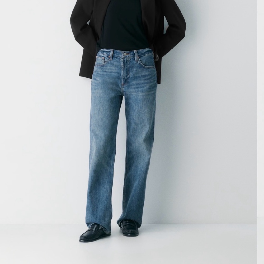 DENIM FORUM Aritzia's The 90's IGGY Lo-Rise Baggy Jeans, Blue size 26